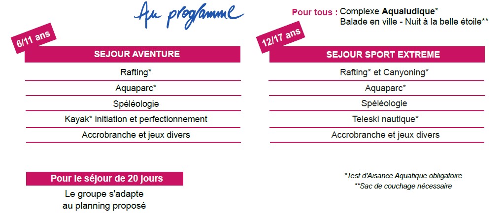 ProgrammeEteStGaudens2023 Activités - Séjours Eté - Aubenas - Ardèche - Le Temps Des Copains - LTC