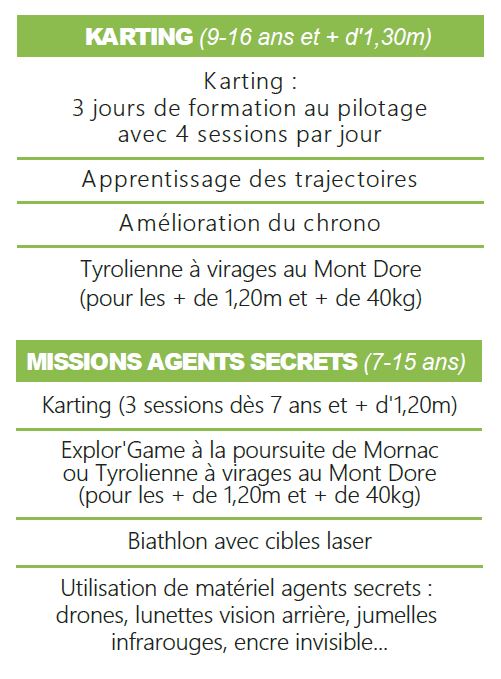 Activite 2 - Sejours Printemps - Auvergne - La Bourboule - Le Temps Des Copains LTC