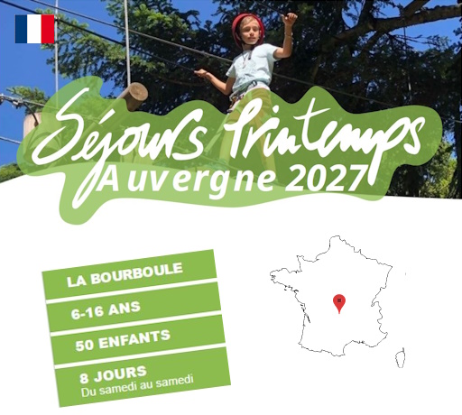 Séjours Printemps - La Bourboule- Auvergne - Le Temps Des Copains - LTC